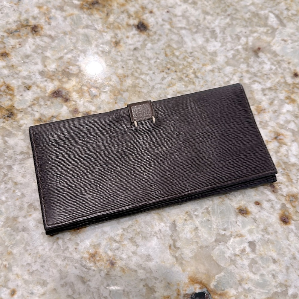 Cole Haan Long leather wallet/ checkbook holder
